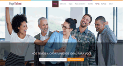 Desktop Screenshot of pagetalent.com.br