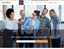 Tablet Screenshot of pagetalent.com.br